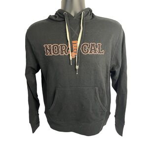 San Francisco Giants Hoodie Mens Small Black MLB Baseball Nor‎ Cal Sweatshirt
